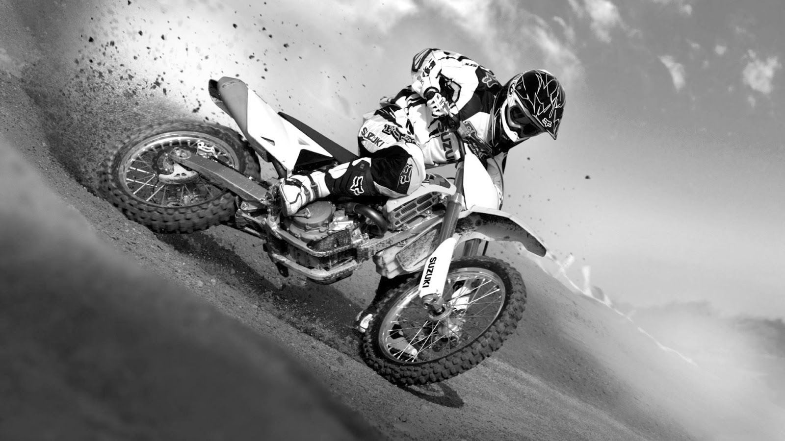 Black and white motocross wallpapers