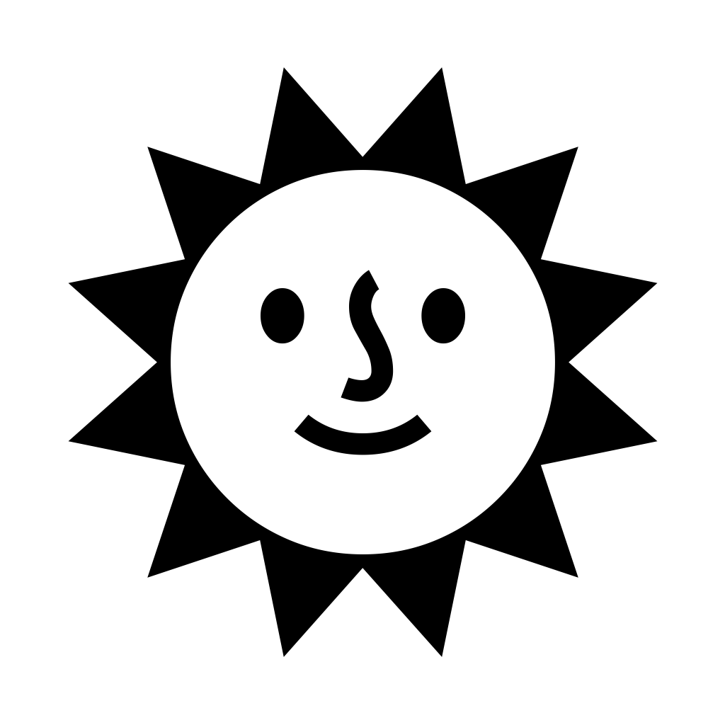 Ð sun with face emoji sunshine emoji