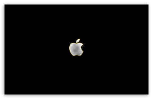 A classic black background for Apple users or fan boys! | Apple wallpaper, Apple  background, Apple logo wallpaper