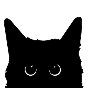 Simple cat clipart