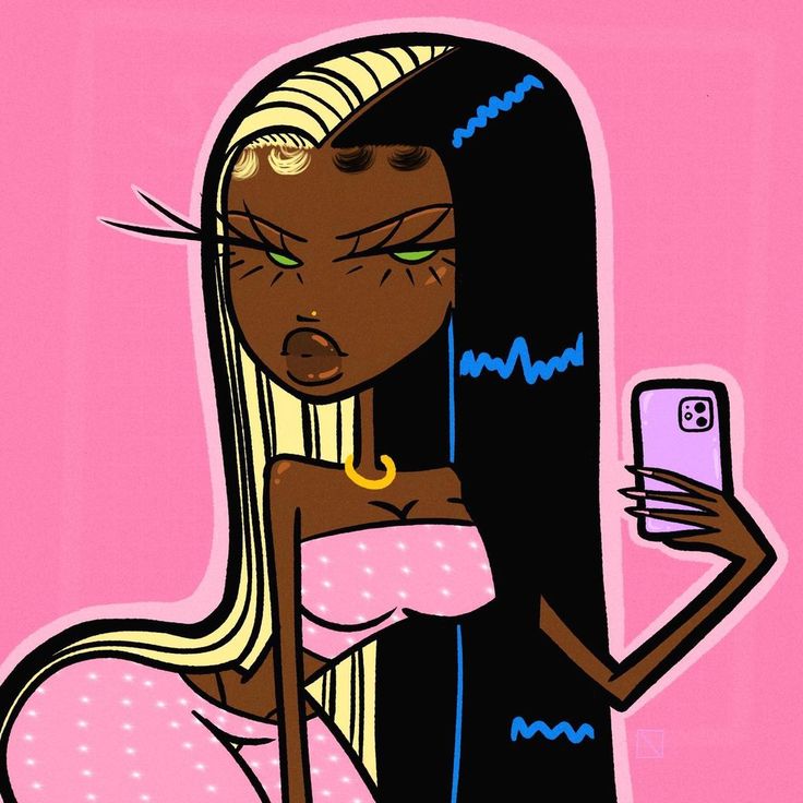 Solostrations on instagram âððâ black girl art girls cartoon art ic art girls