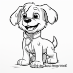 Police dog coloring pages