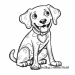 Dog bone coloring pages