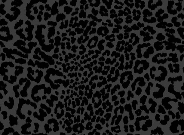 Animal Print Wallpaper Shades Leopard Jaguar Spots Black White