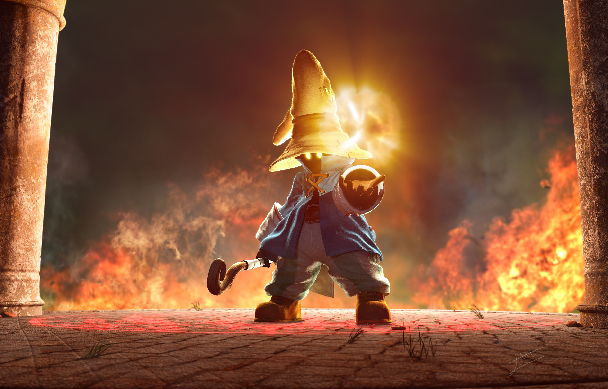 Black mage final fantasy hd papers and backgrounds