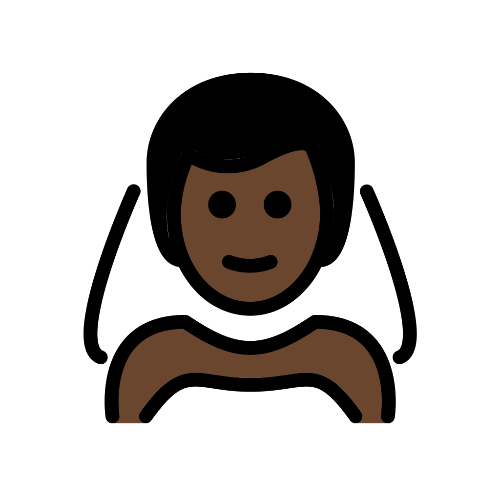 Ððâï man with veil dark skin tone emoji