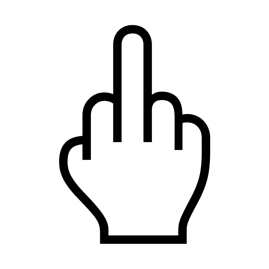 Ðð middle finger medium