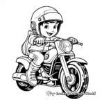 Motorcycle coloring pages