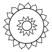 Sunflower coloring pages free coloring pages