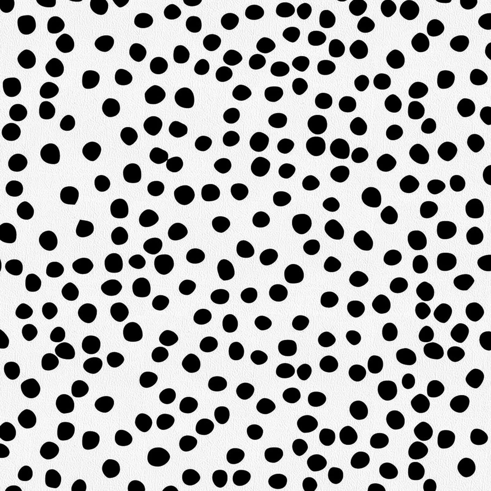 Black And White Polka Dots Wallpaper