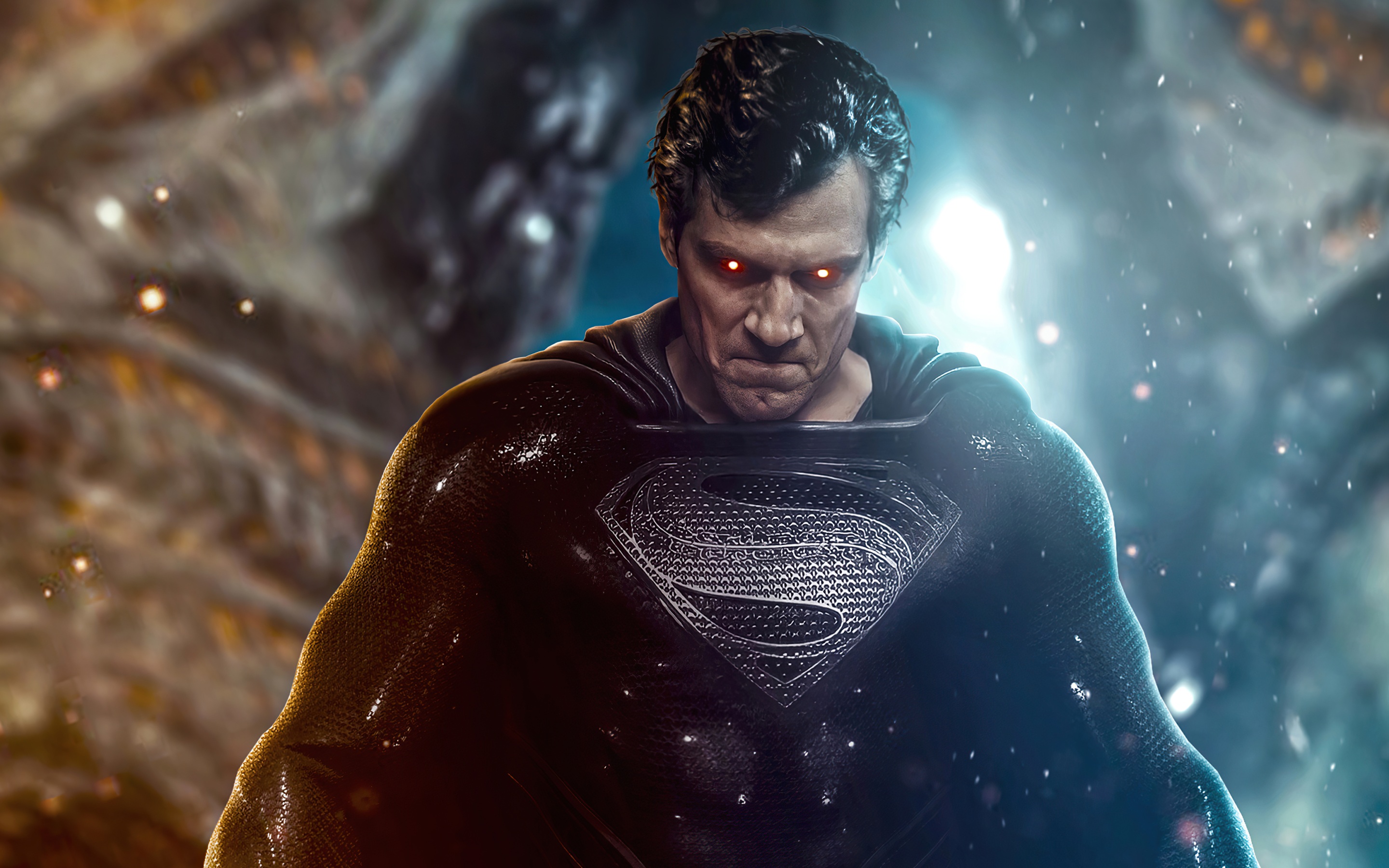 Wallpaper k justice league superman black suit k wallpaper