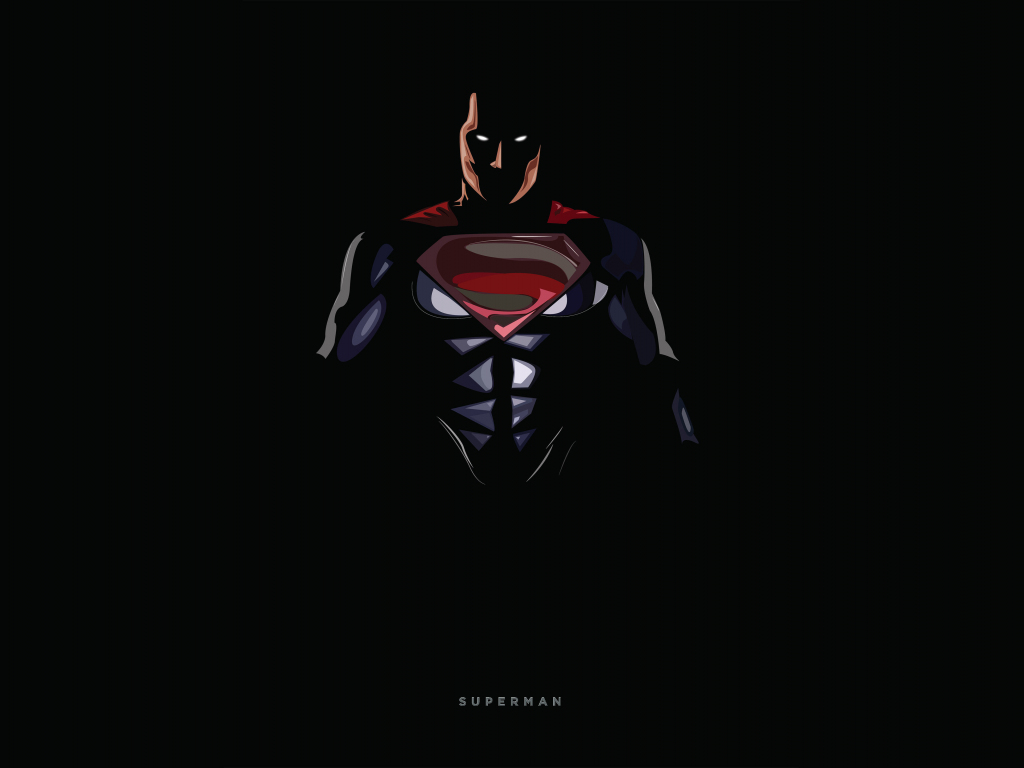 Wallpaper superman dark minimal desktop wallpaper hd image picture background cfa