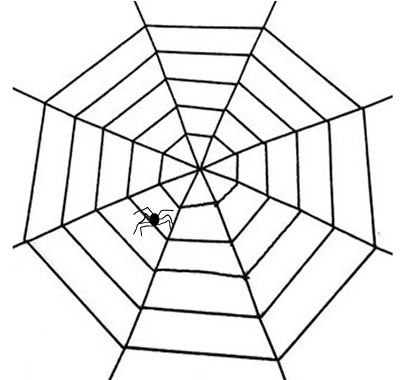 Giant cobweb spider web halloween decoration nylon black spiders indoor outdoor