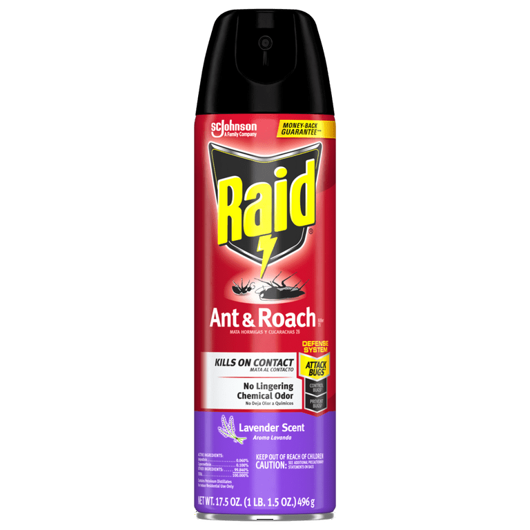 Raid ant roach killer lavender scent oz