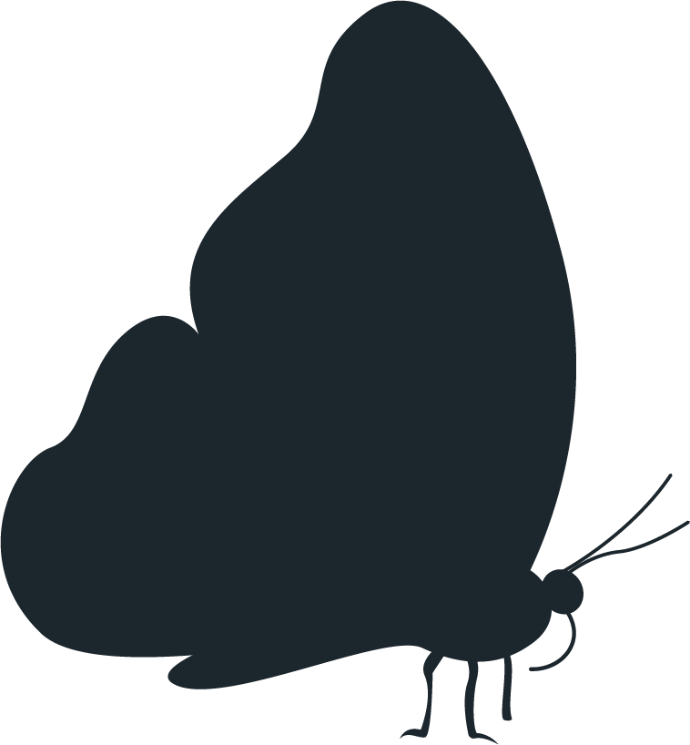 Black butterfly png image