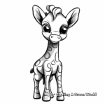 Giraffe coloring pages