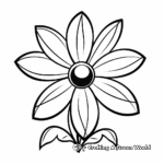 Flower coloring pages