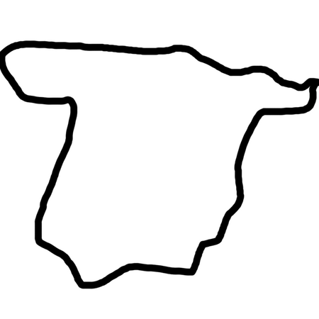 Countries drawn by a child