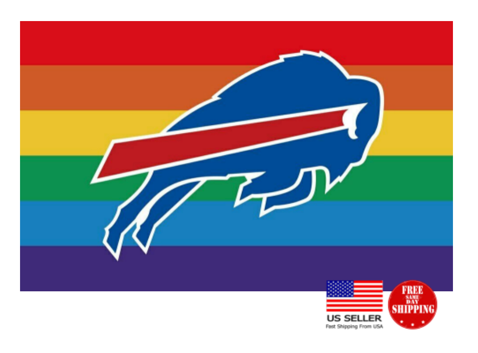 Buffalo bills x flag man cave flags x banner usa rainbow flags gay pride