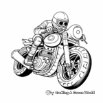 Motorcycle coloring pages