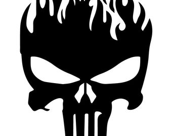 Punisher skull svg bundle punisher svg silhouette skull svg cut file for cricut skull punisher digital download svg