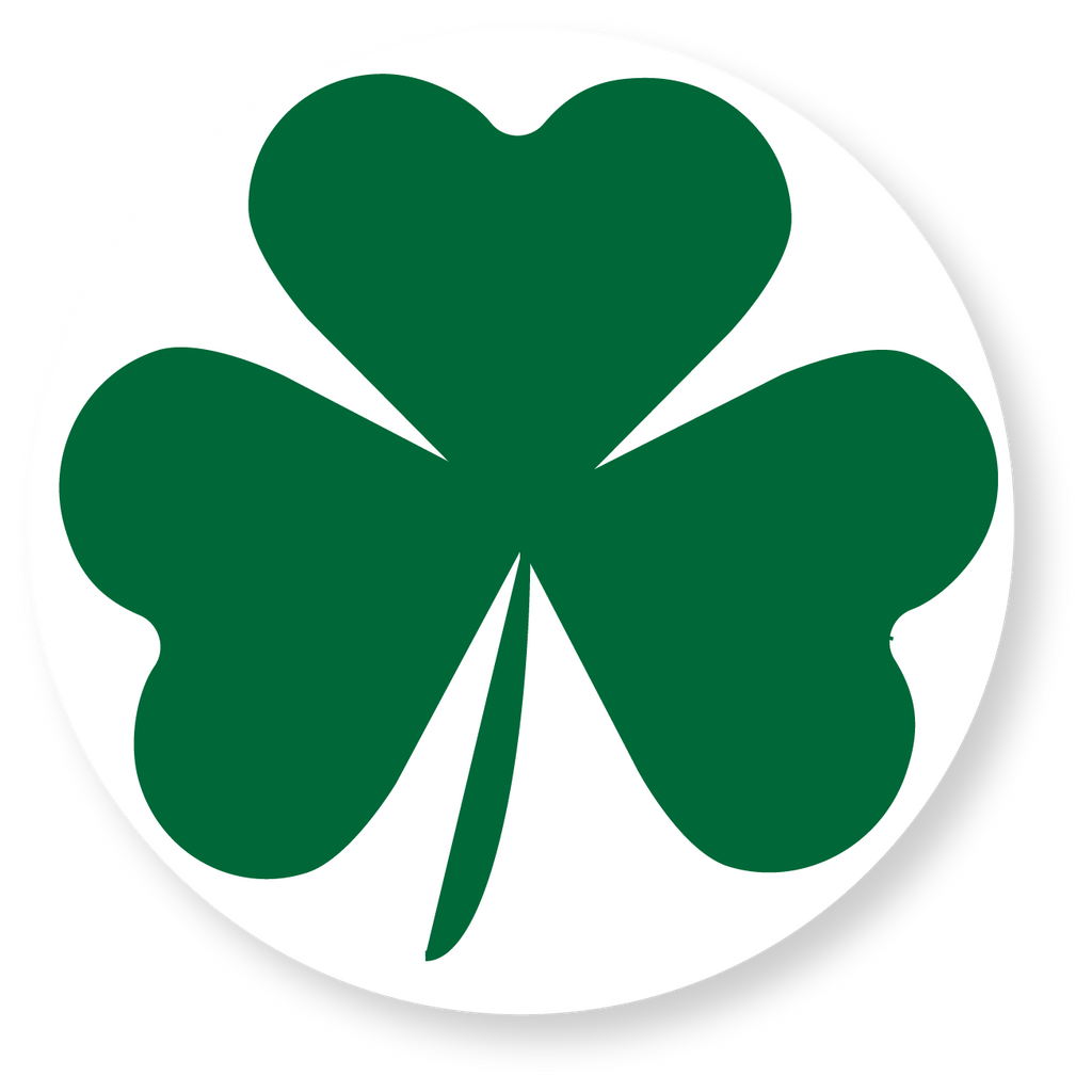 Shamrock dot sticker pack pack permanent adhesive