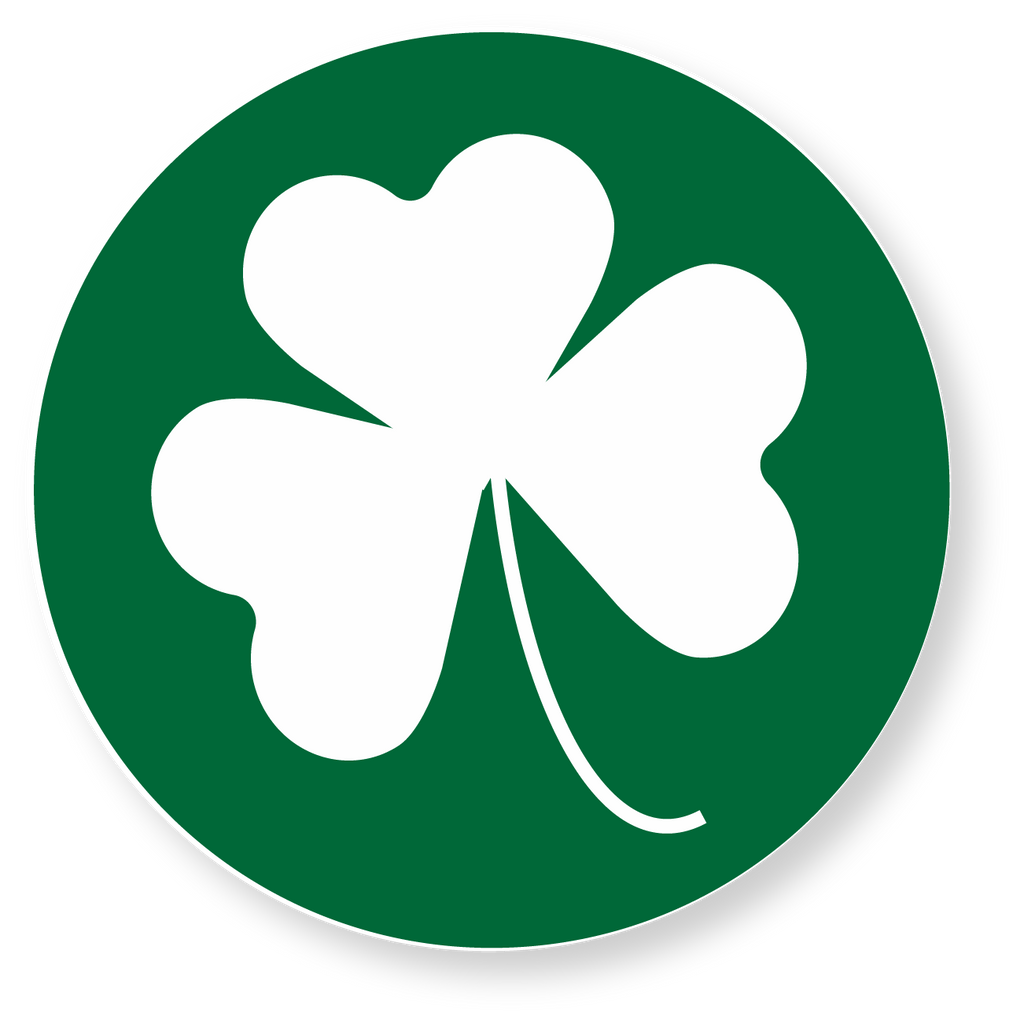 Shamrock dot sticker pack pack permanent adhesive