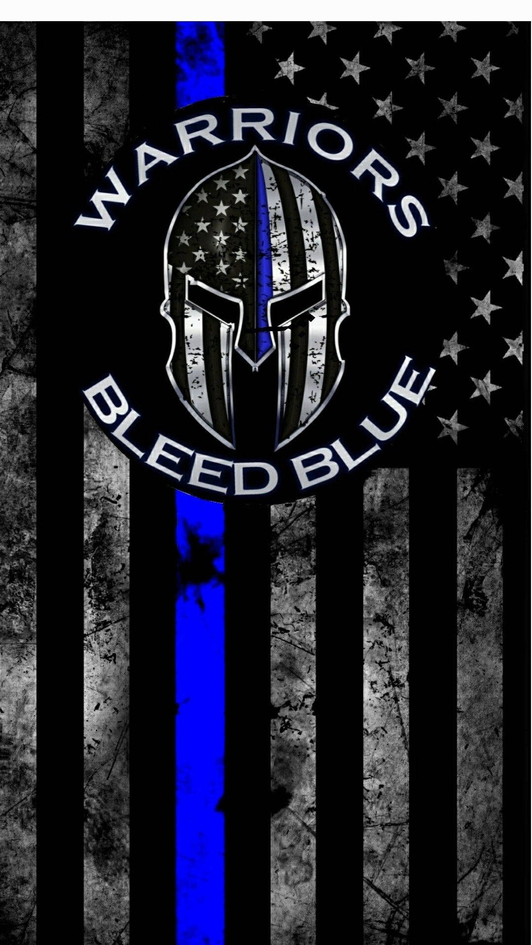 Download thin blue line wallpaper