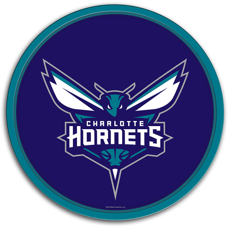 Charlotte hornets modern disc wall sign â