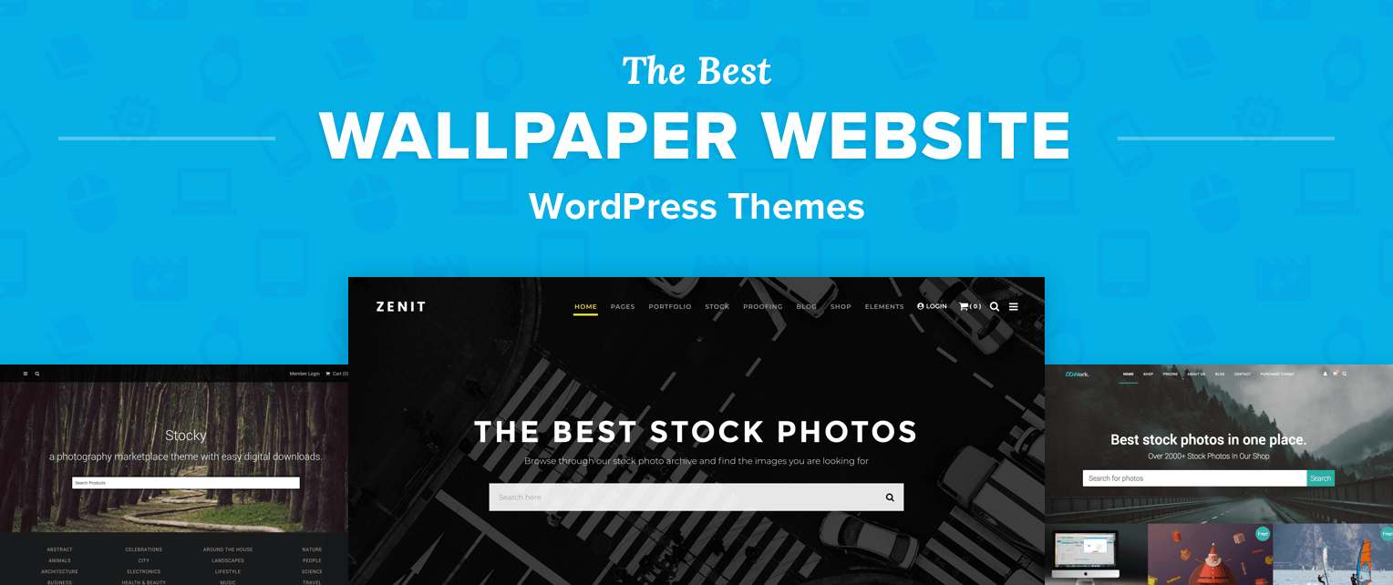 The best wallpaper wordpress themes pete themes