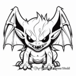 Vampire bat coloring pages