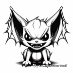 Vampire bat coloring pages