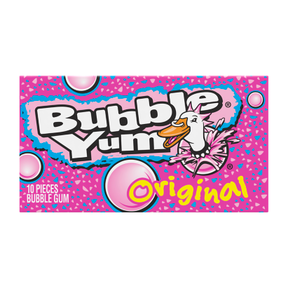 Bubble yum original flavor bubble gum oz pieces