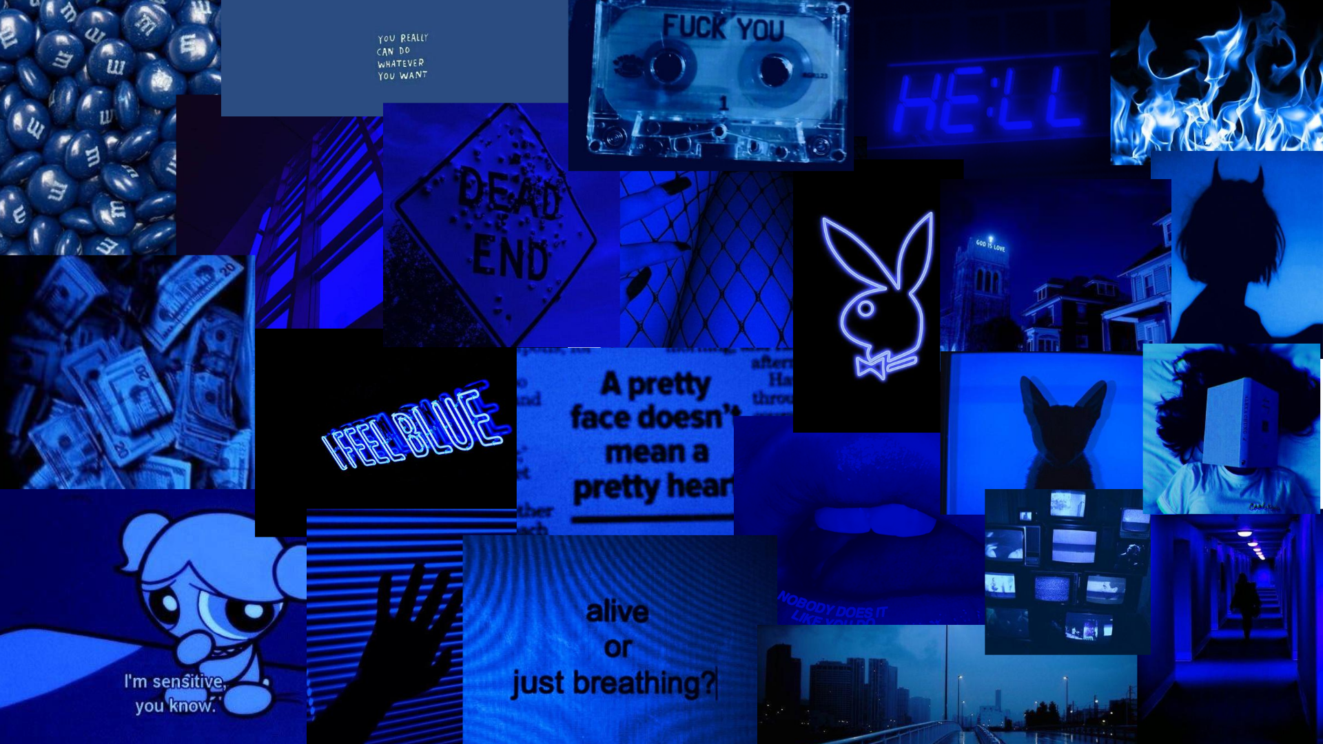 Dark blue aesthetic puter wallpapers