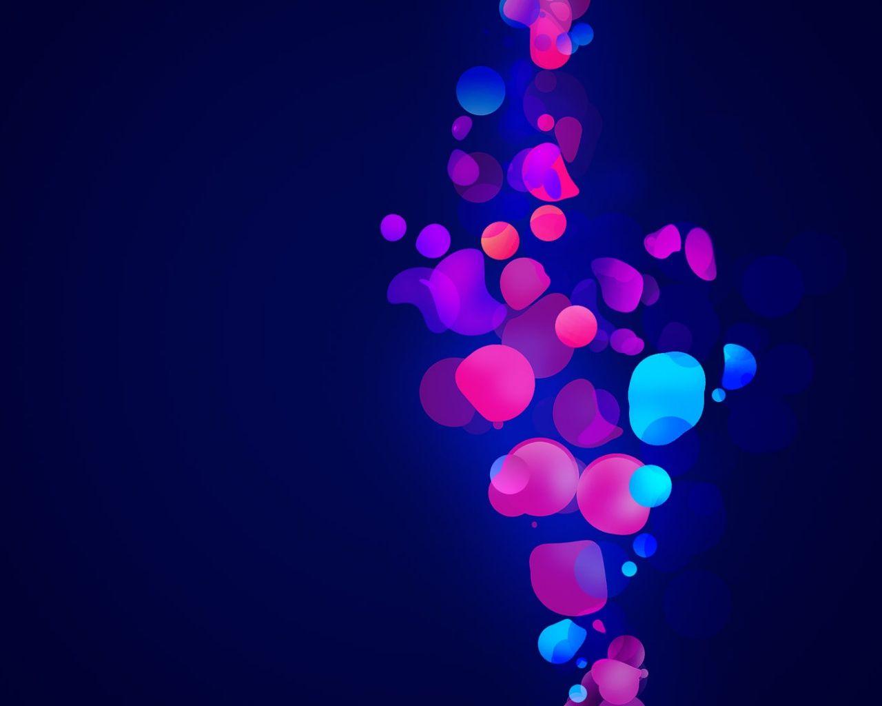 Pink and blue wallpapers