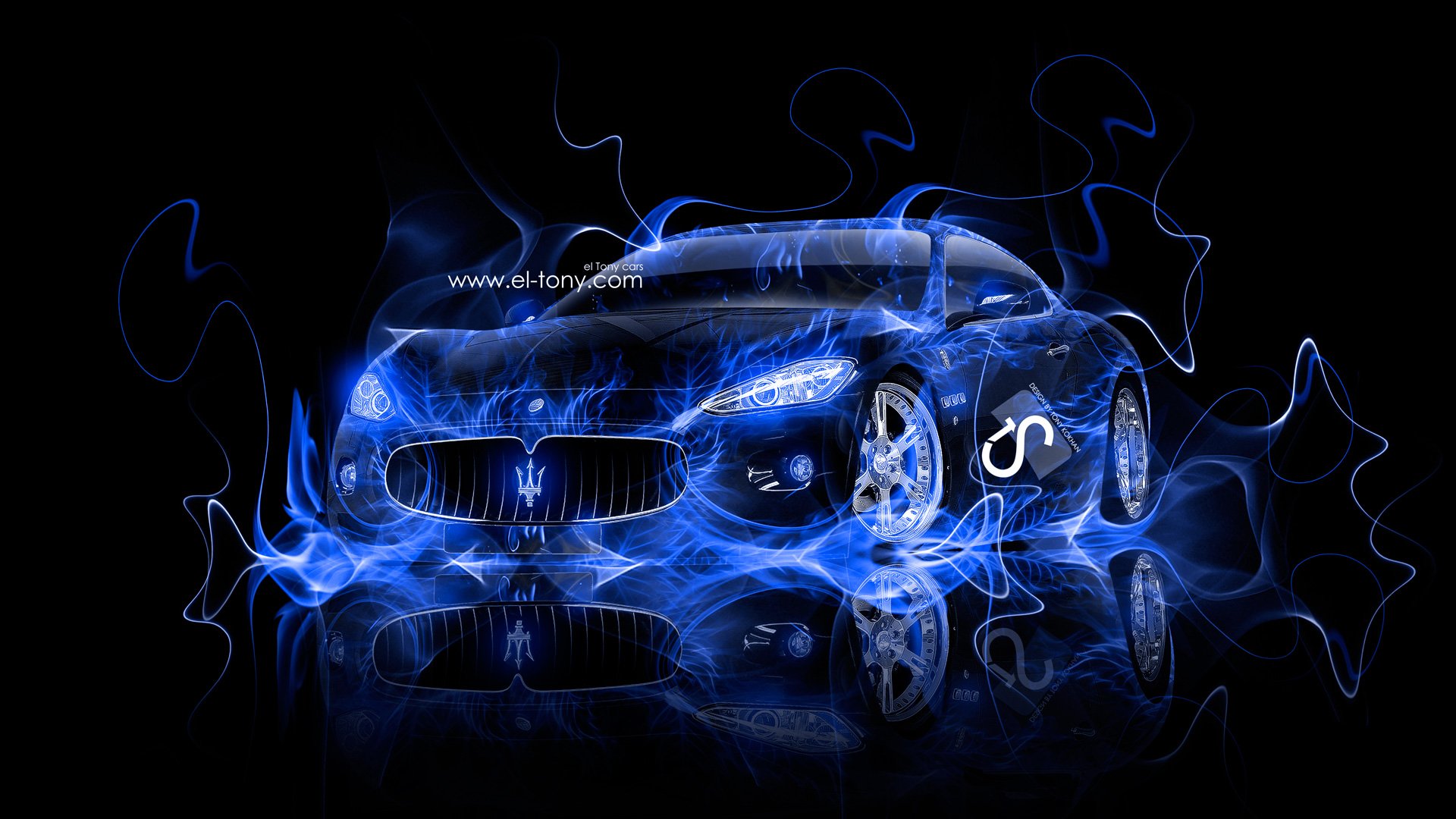 Download blue car wallpaper Bhmpics