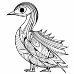 Goose coloring pages