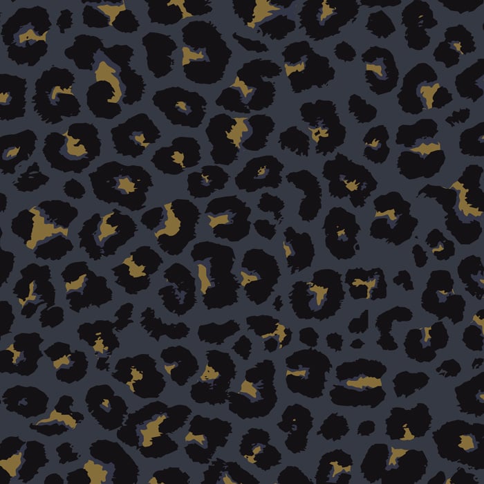 blue leopard wallpaper