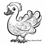 Dodo bird coloring pages