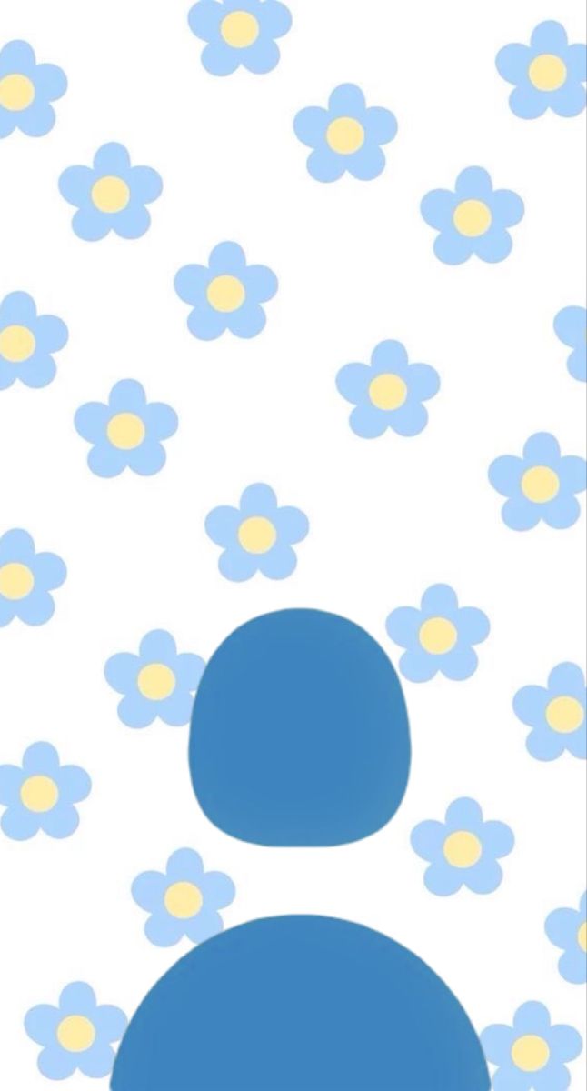 Blue floral default icon pfp cute profile pictures creative profile picture cute cartoon wallpapers