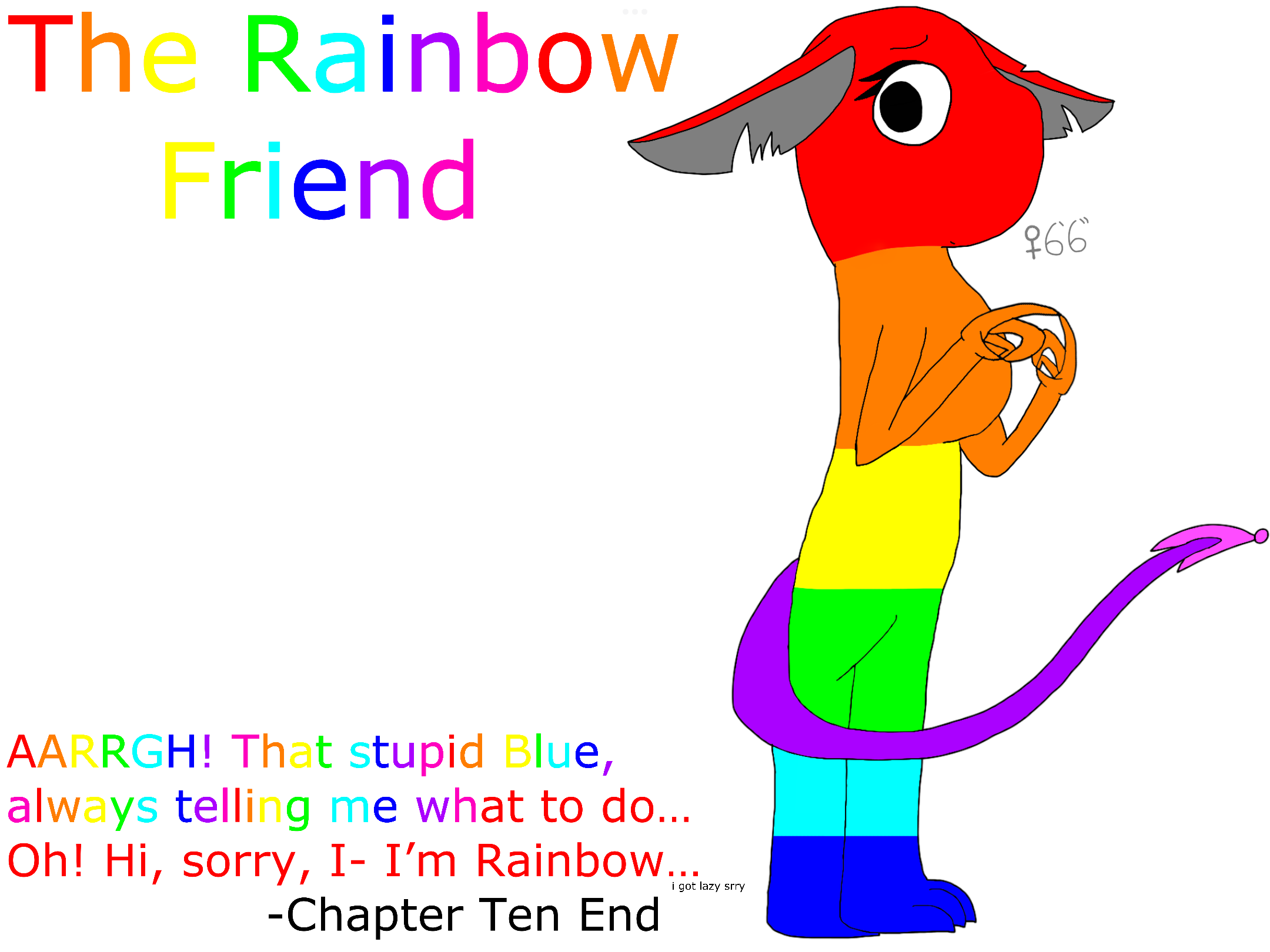I tried to draw rainbow friends characters rrainbowfriends
