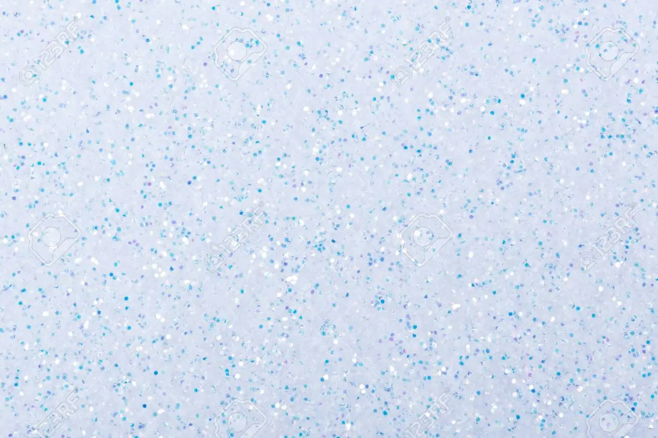 Download Baby Blue Glitter Stars Wallpaper