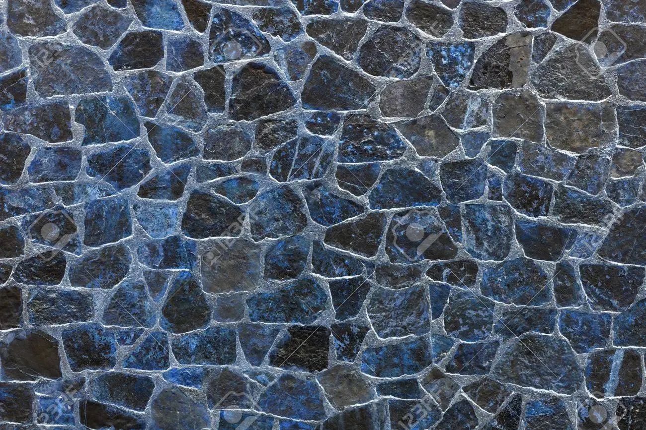 Blue stone texture mosaic and abstract background or wallpaper stock photo picture and royalty free image image