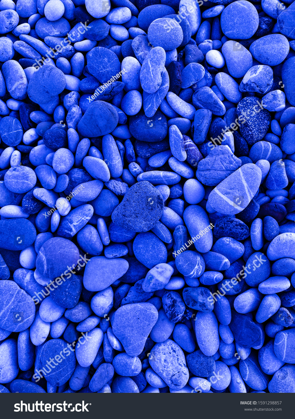 Blue stone background wallpaper texture bubbles stock photo