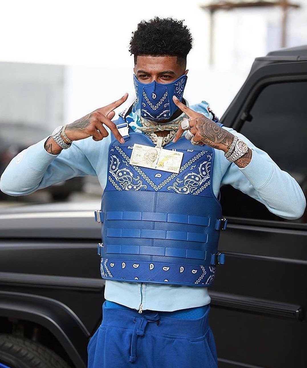 Blueface baby ð rapper outfits rapper style gangsta style