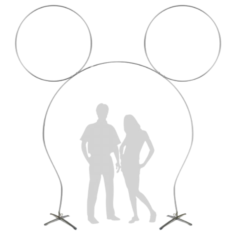 Mouse ears balloon arch kit feet tall x feet wide