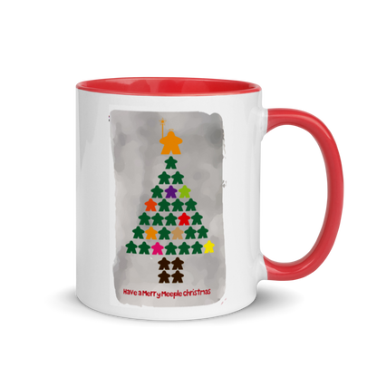 Have a merry meeple christmas festive mug â meeple design