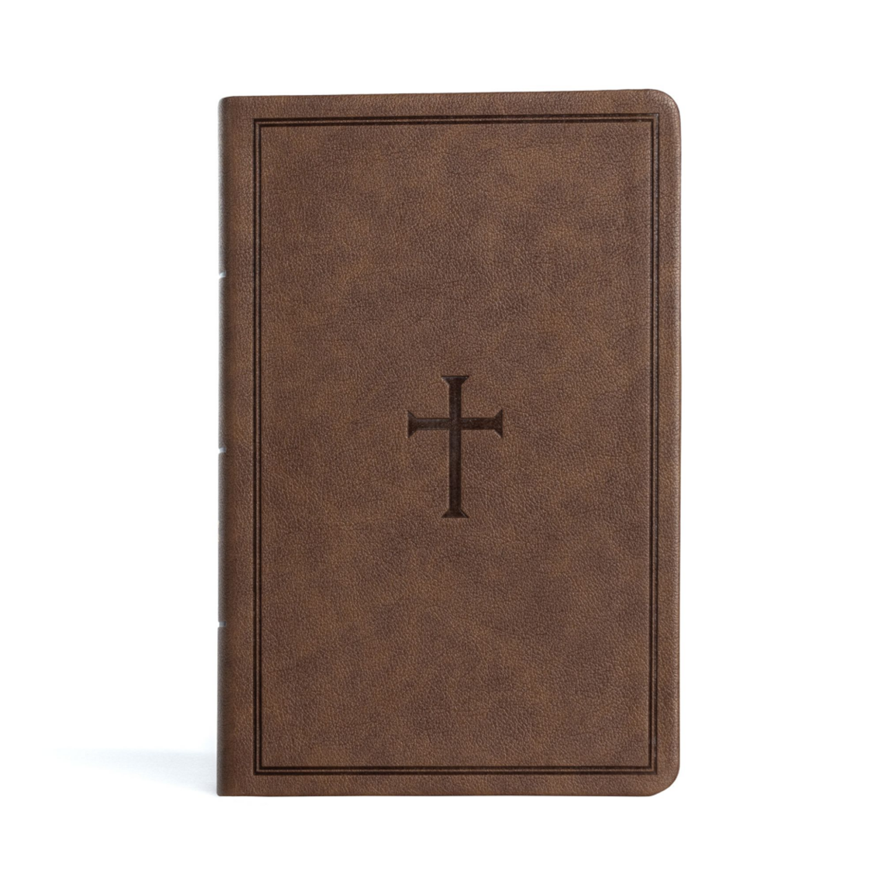 Csb large print personal size reference bible brown leathertouch