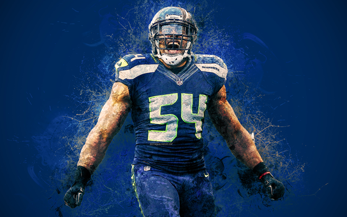 Bobby Wagner Seahawks LB WC Digital Art by Bob Smerecki - Pixels