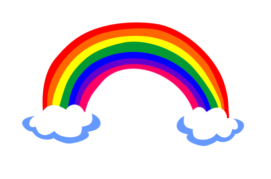 Rainbow png vector psd and clipart with transparent background for free download